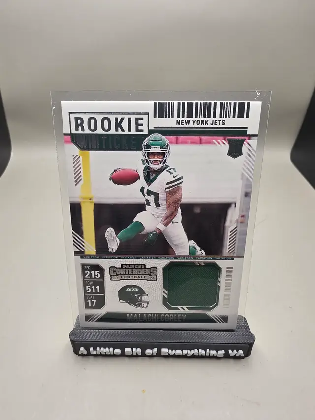 Malachi Corley # RTS-MCY 2024 Panini Contenders - Rookie Ticket Swatches