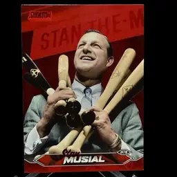 Stan Musial 2024 Stadium Club #266 Red Foil St. Louis Cardinals Hall of Famer