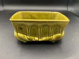 Vintage rectangle olive