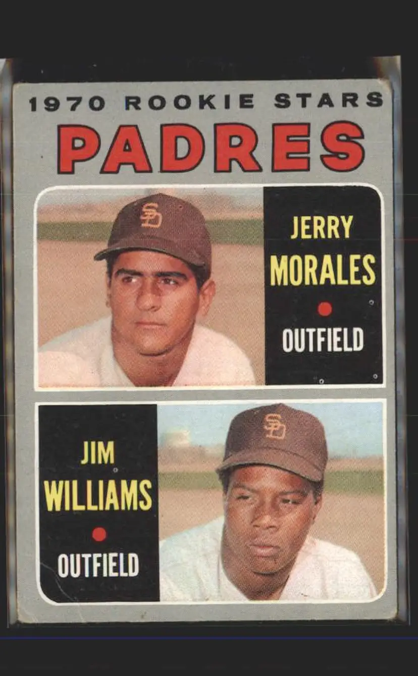 1970 Topps #262 Padres 1970 Rookie Stars ( Morales / Williams) - ( 137 ) - San Diego Padres