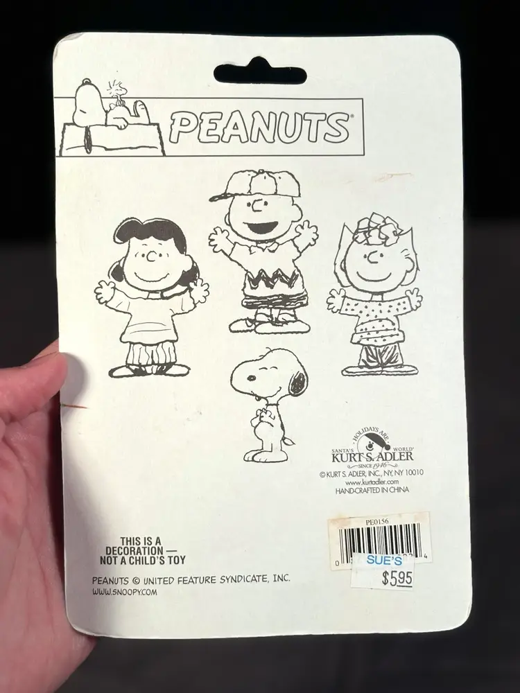 Vintage Snoopy Picture Frame Ornament