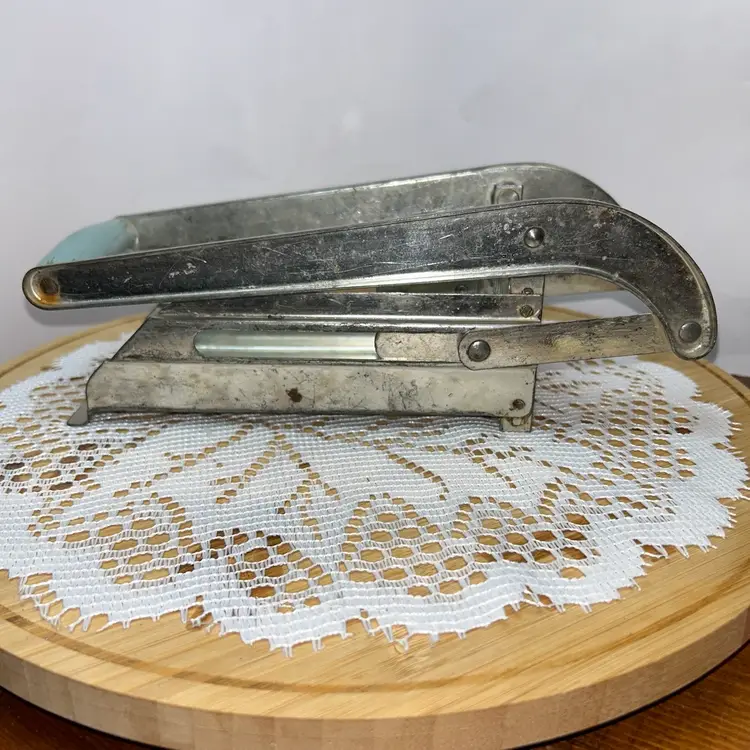 Vintage “The Village Potato Chipper (French Fry Cutter) Made In England.