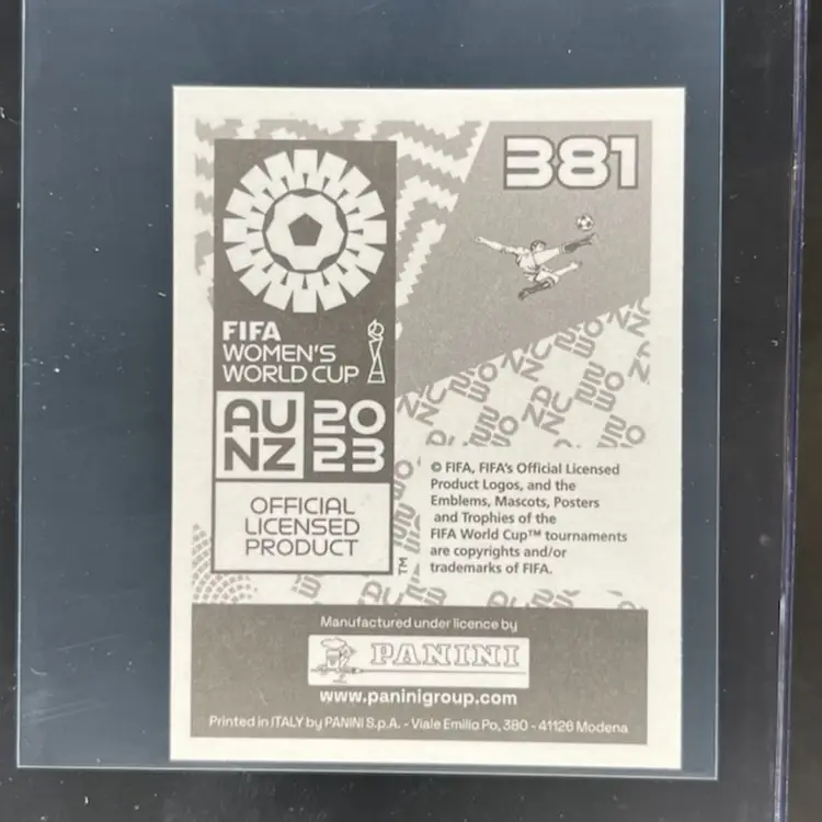 Selma Bacha 2023 Panini Women’s World Cup Sticker France Soccer Card