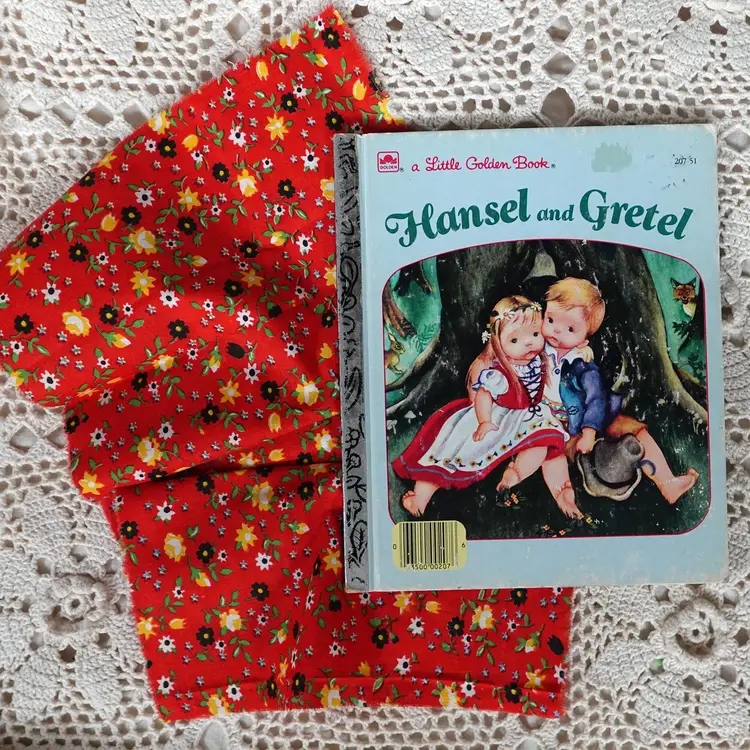 Little Golden Book Hansel and Gretel Junk Journal Mini Kit