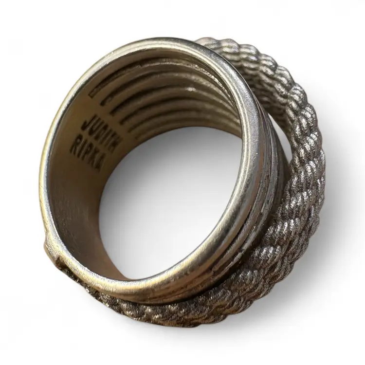30. Judith Ripka 925 Ring - Missing Rope