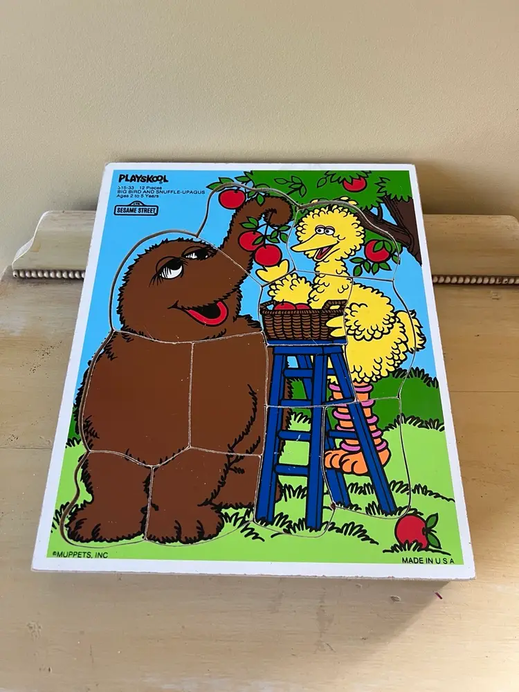 Set Of 4 Jim Henson Sesame Street Puzzles