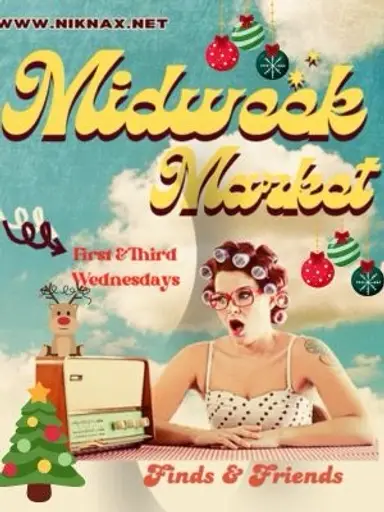 Midweek Market Christmas w/Fabric and Treasures