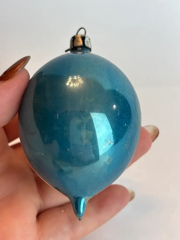 Vintage Poland Mercury Glass Ornaments