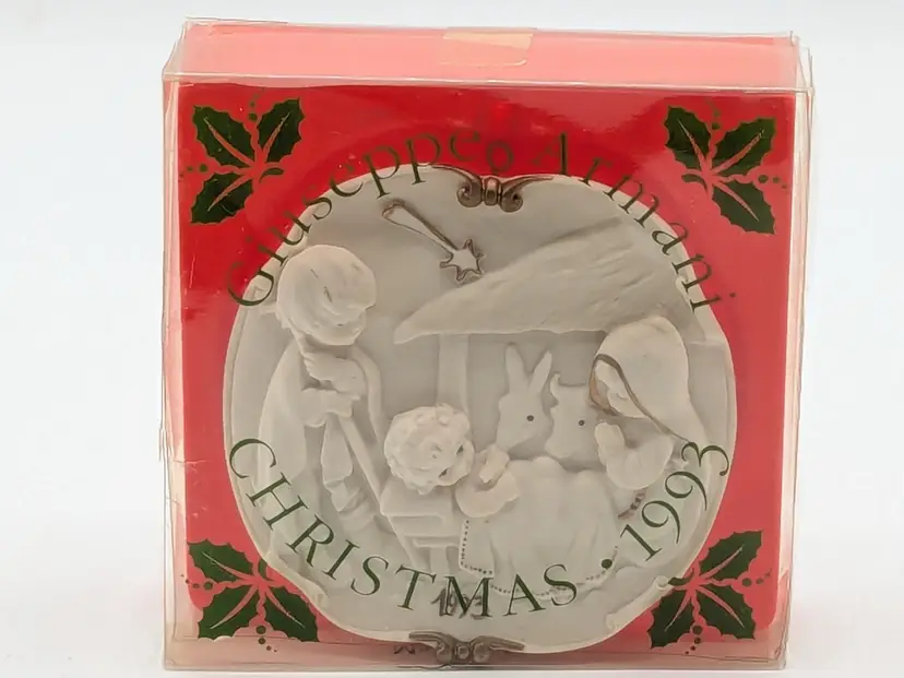 Vintage Giuseppe Armani Christmas Ornament 1993 with Box