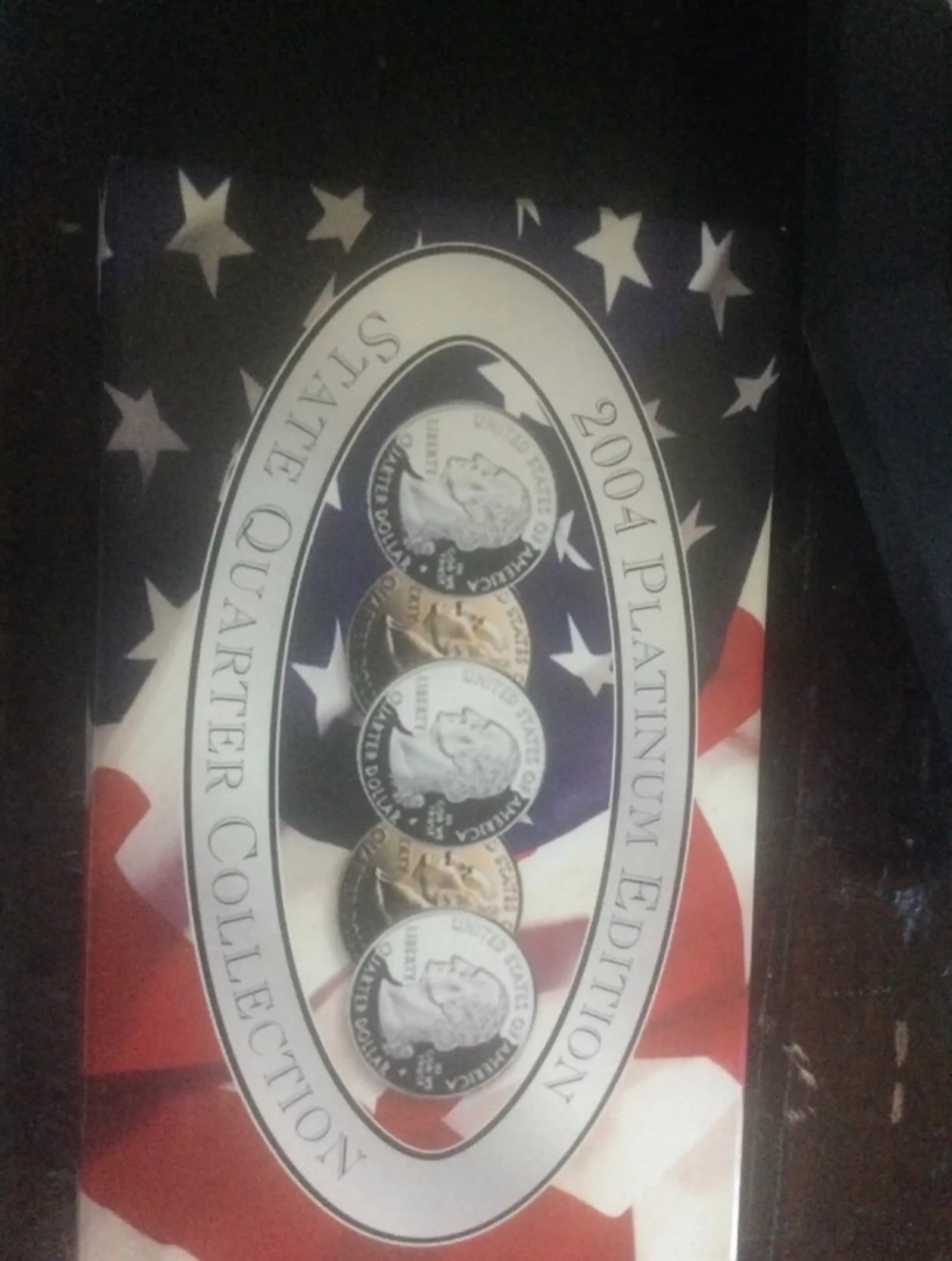 2004 Platinum Edition State Quarter Collection in OGP