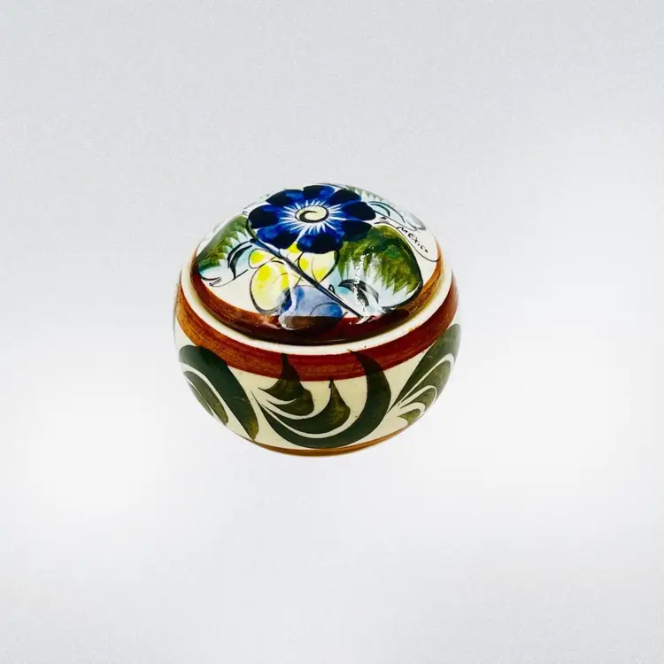 TRINKET BOX 
Talavera Mexico