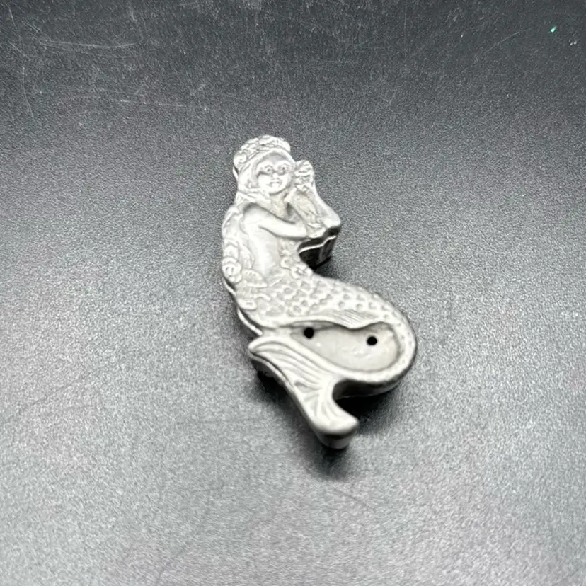 Pewter Mermaid Trinket Box