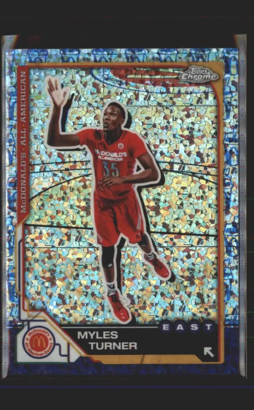 2025 Topps Chrome McDonald's #100 Myles Turner McFlurry Refractor - (140)