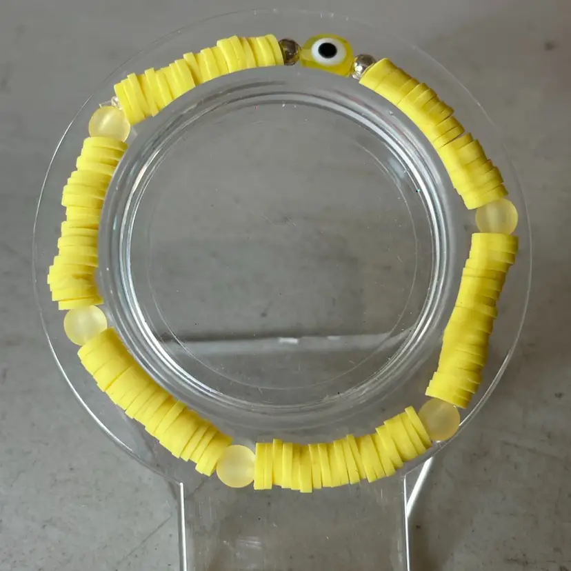Yellow Evil Eye Bracelet