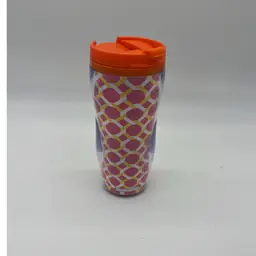 Jonathan Adler 12oz Inter Connected Rings Tumbler- Orange/Yellow/White