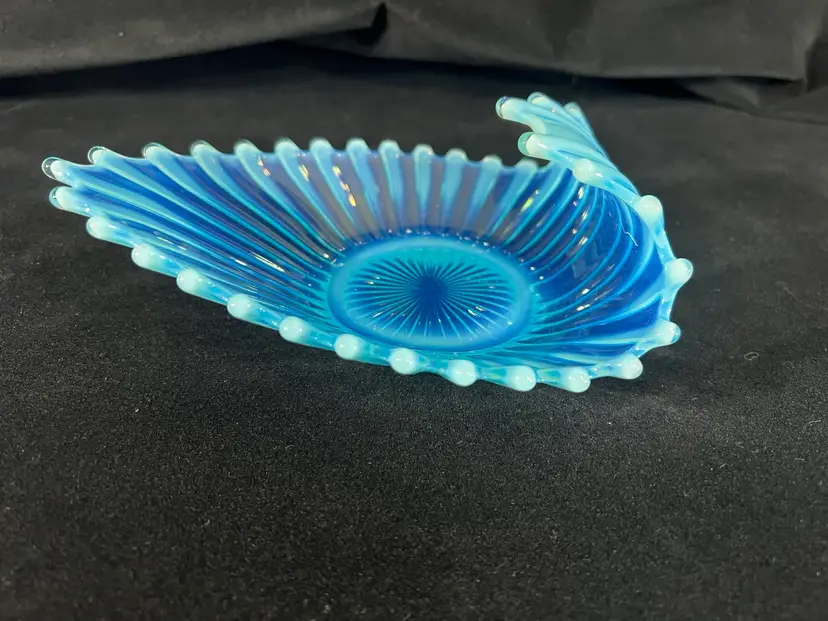 Fostoria Blue Candy Dish