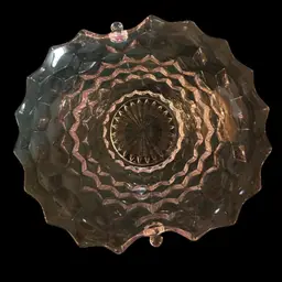 10 Geometric Pattern Glass Bowl