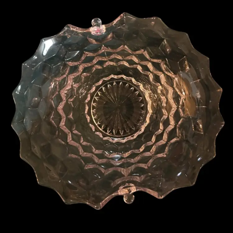 10 Geometric Pattern Glass Bowl