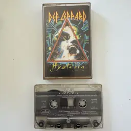Hysteria by Def Leppard (Cassette, 1987, Mercury) 830675-4Q-1