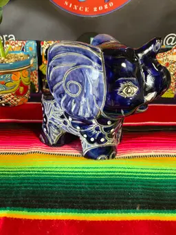 Item #786 Talavera Elephant