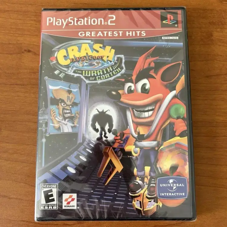 Crash Bandicoot: The Wrath of Cortex - PlayStation 2 Greatest Hits LIKE NEW Case+ Game+ Art+ Booklet