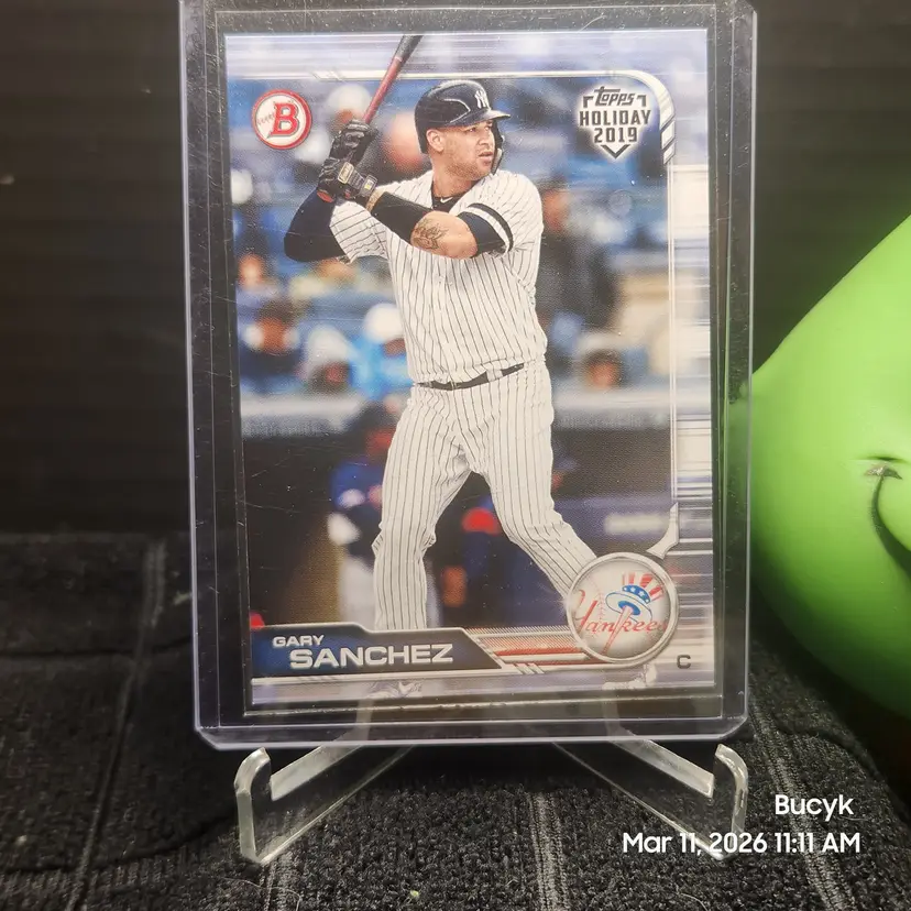 2019 Bowman Holiday - Gary Sanchez New York Yankees