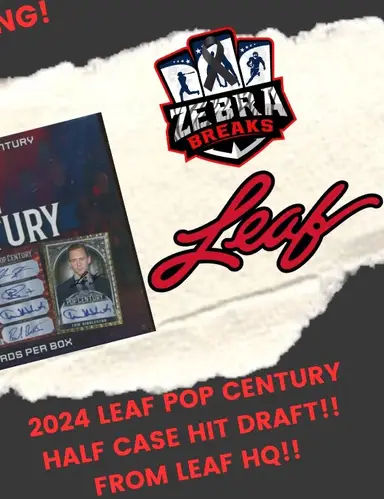 Zebra Breaks LIVE From Leaf Trading Cards HQ!!