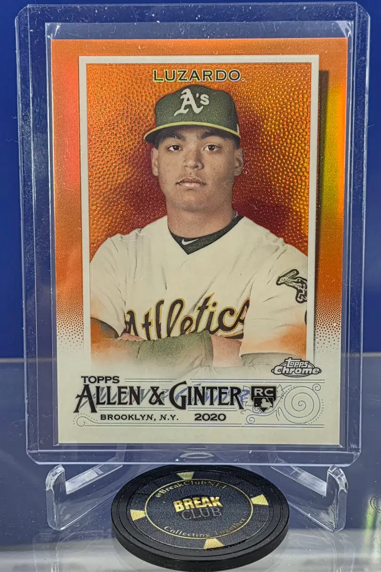 Jesus Luzardo 2020 Allen & Ginter Chrome Orange Refractor Rookie RC 12/25 #235 Philadelphia Phillies