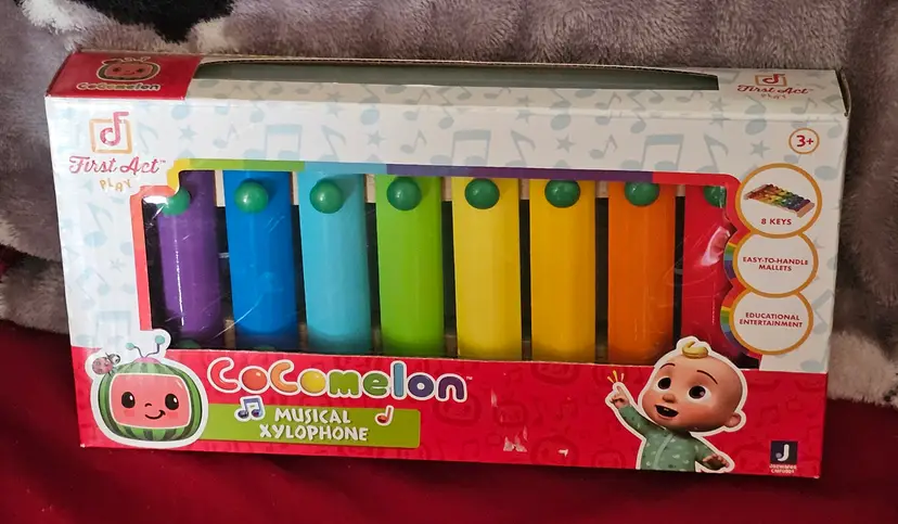 Cocomelon First Act Musical Xylophone Educational Xylophone Toy NEW