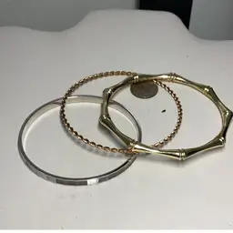 3 Bracelets Gold, Silver, Bronze