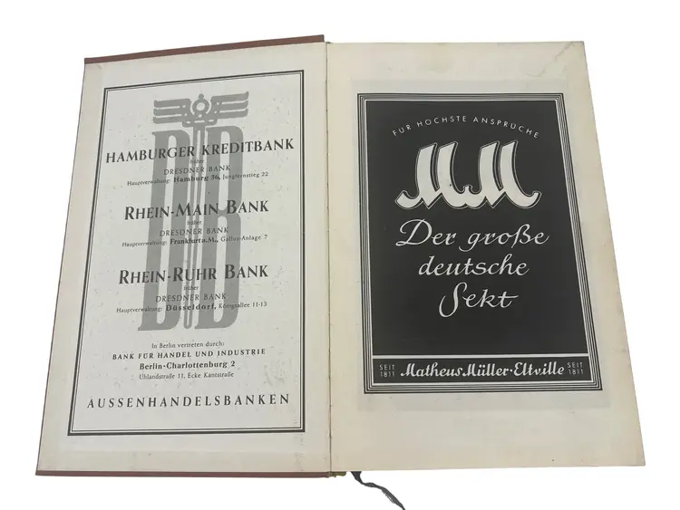 Der Große Continental Atlas Autobahn Maps, 23rd Ed., c.1950s, Vintage Der Grobe