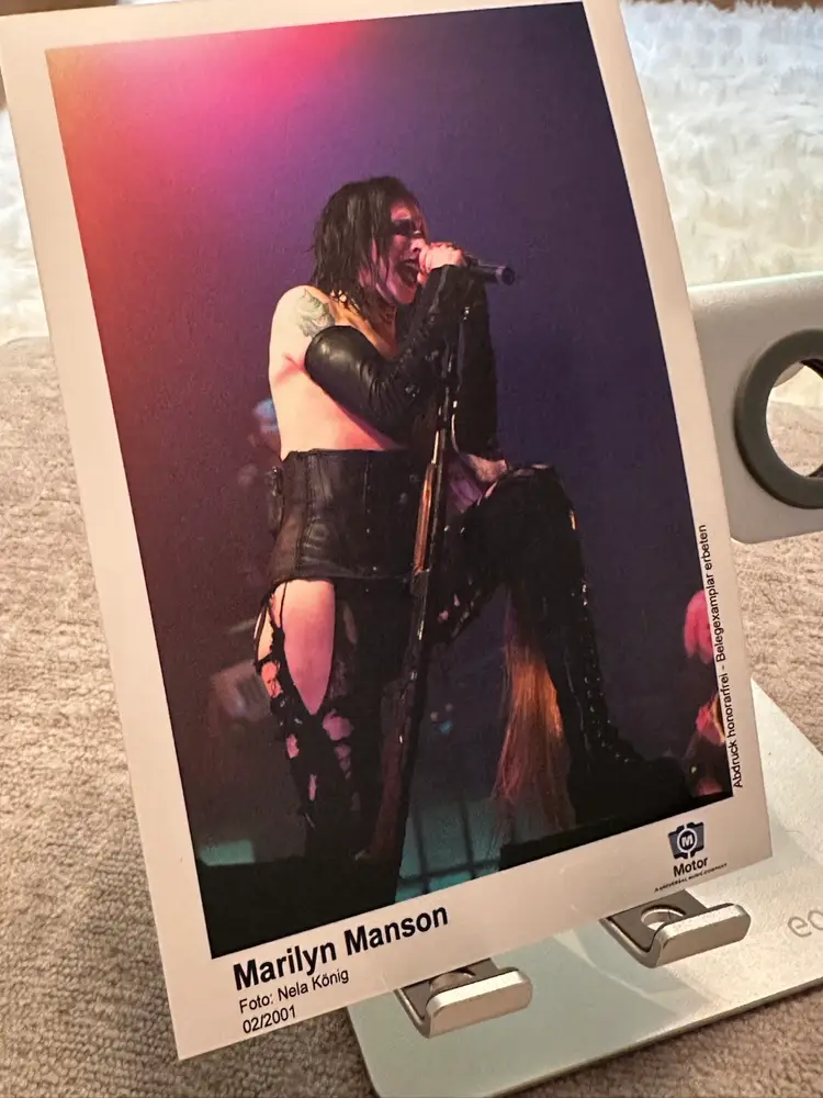 Marilyn Manson Official Promo Press Photo 7x5 (Feb 2001) Motor Music #2