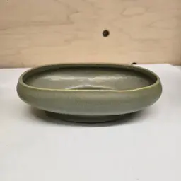 Speckled MCM McCoy Floraline Pottery Bowl or Planter