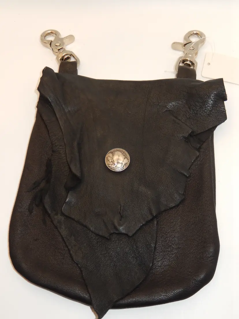 Hide & Soul Genuine Buffalo Hide Hip Purse / Bag (Beltloop)