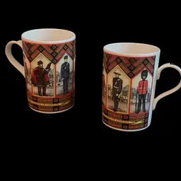 Pair Of James Sadler Mugs
