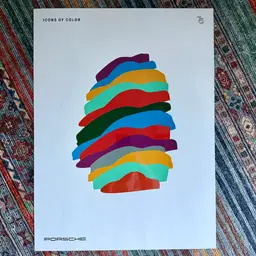 Porsche "Thumbprint" Poster