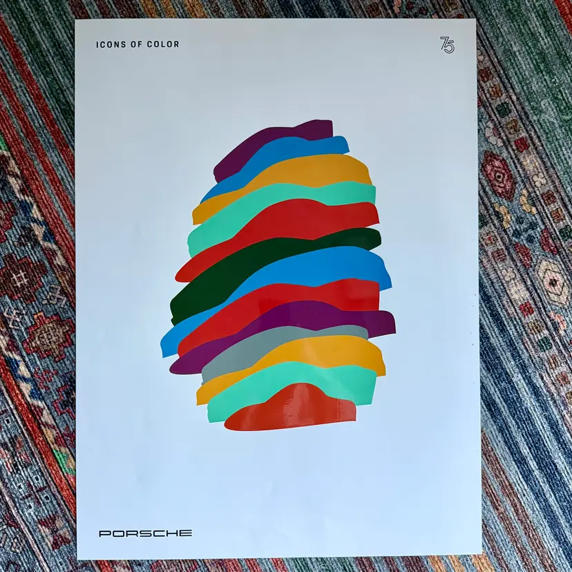 Porsche "Thumbprint" Poster