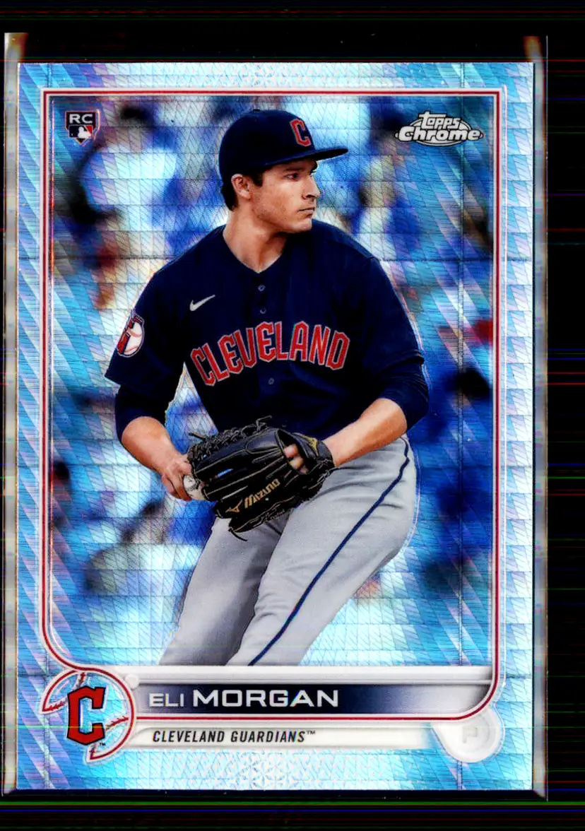 Eli Morgan 2022 Topps Chrome Prism Refractor #62 - Cleveland Guardians - (147-279)