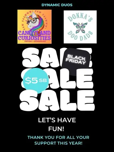 $5 Black Friday Sale - Donna & Amanda!