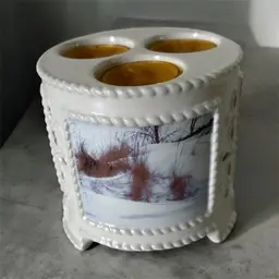 Jackel Limited Edition Three Candle Candle Holder. Winter