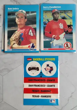 1987 Fleer Baseball Lot of 18