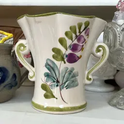 Portugal Ceramic Hand Painted Vase