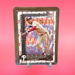 Trea Turner 2025 Topps Series 2 Uniform Parallel 3/7