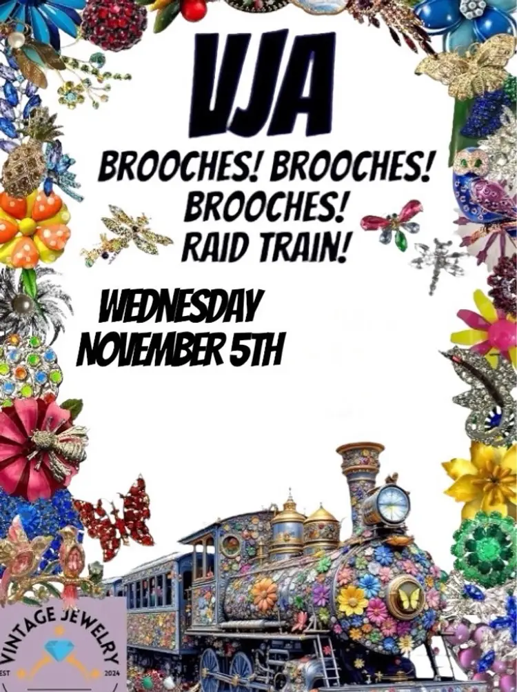 Brooches Train With SaraB