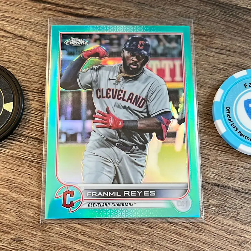 Franmil Reyes
2022 Topps Chrome Teal /199 Cleveland Guardians