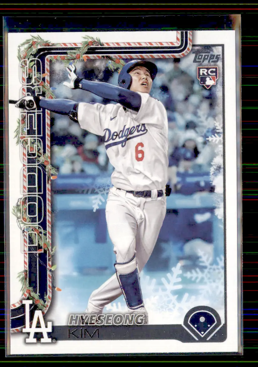 Hyeseong Kim 2025 Topps Holiday #H174 - Los Angeles Dodgers - (153-264)
