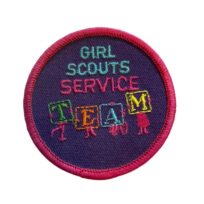 Vintage Scouting Fun Patch : Girl Scout Of The Rio Grande Council - Daisy 🌼 Girl Scout Service Team
