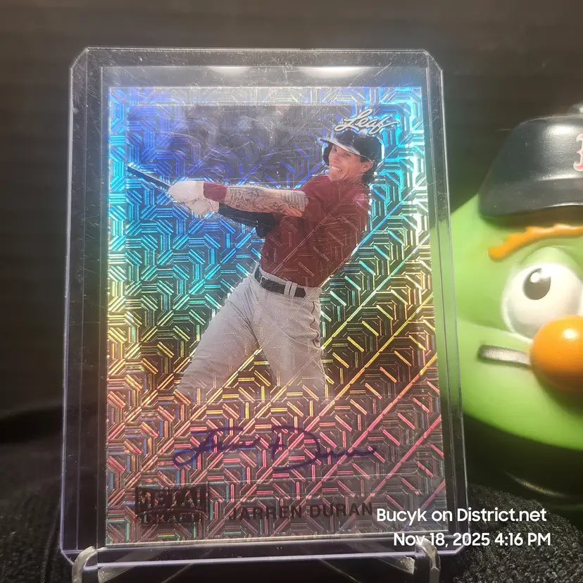 2020 Leaf Metal Draft Mojo Auto - Jarren Duran Boston Red Sox