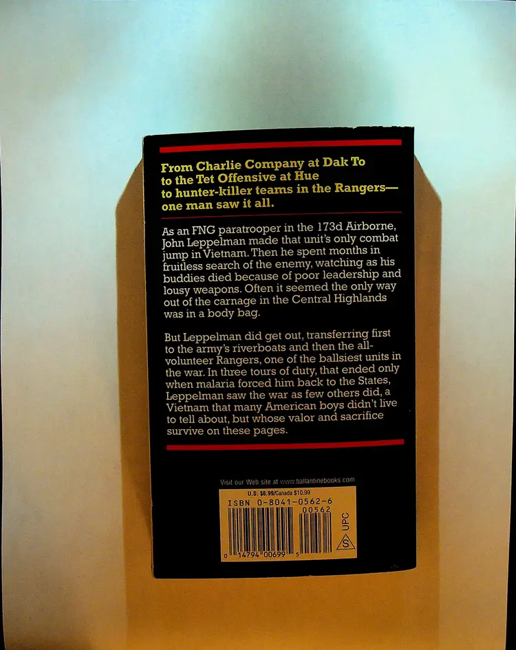 Blood on the Risers An Airborne Soldier's Thirty Five Months in Vietnam Paperback