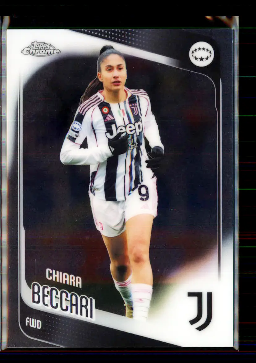 Chiara Beccari 2025-26 Topps Chrome UEFA Women's Champions League #74 - (145) - Juventus